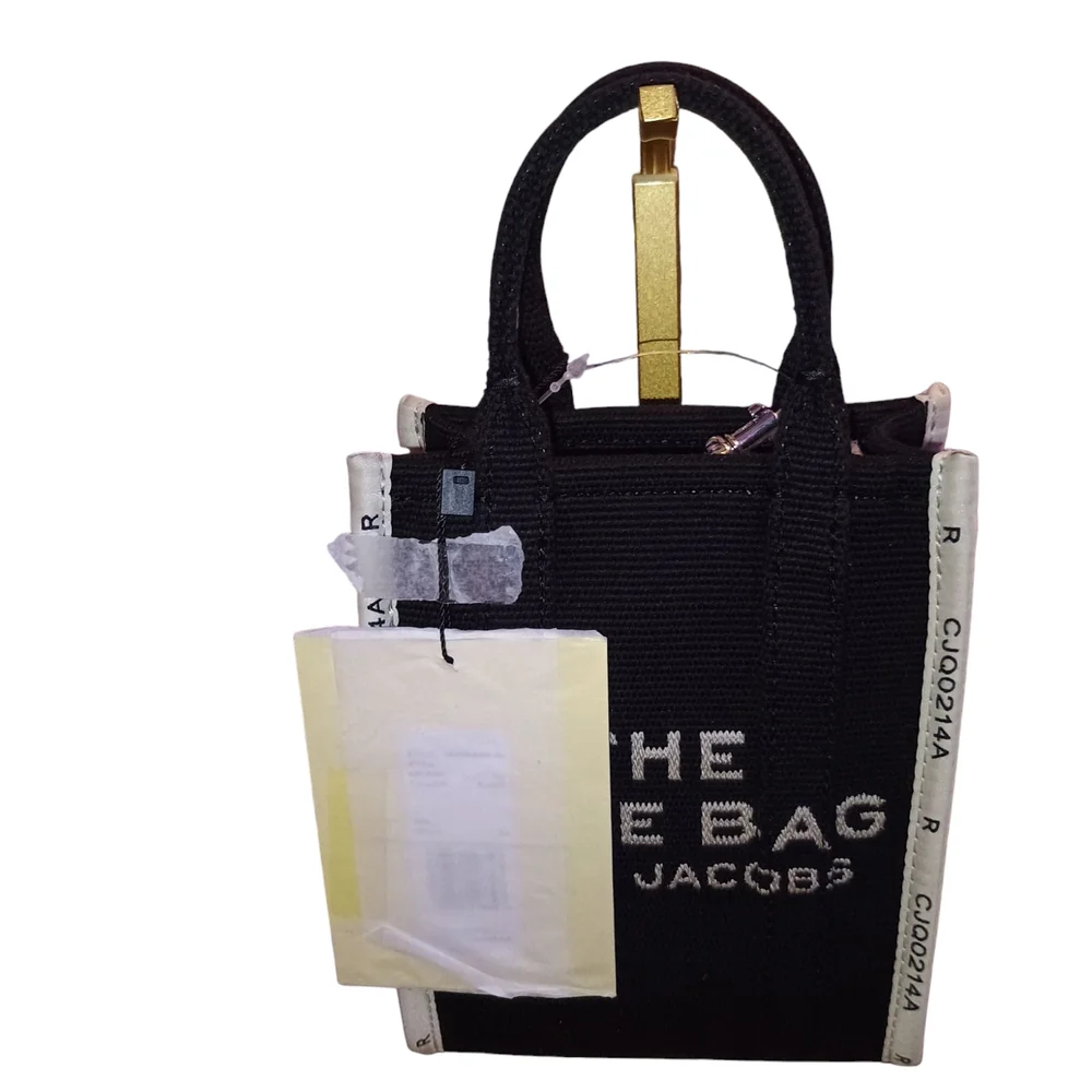 Marc Jacobs Black and White Mini Tote - Picture 2 of 3